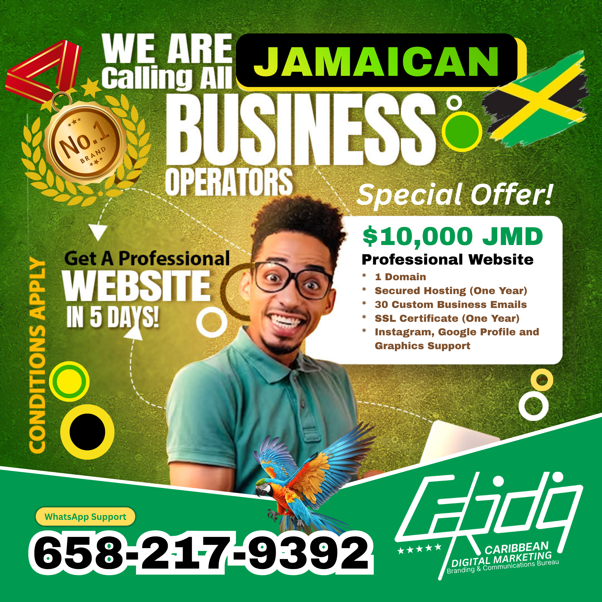 Jamaica 🇯🇲 Basic Website Setup